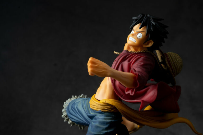 Bangkok, Thailand – February 6, 2020: Figurine of Monkey D. Luff