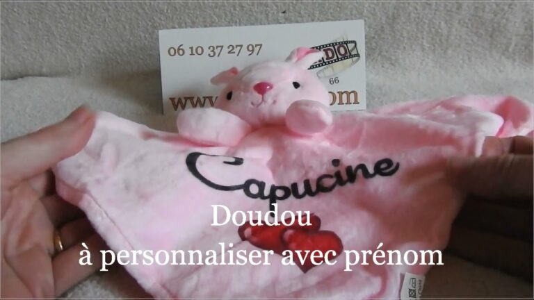 Créer un doudou personnalisé : Guide complet