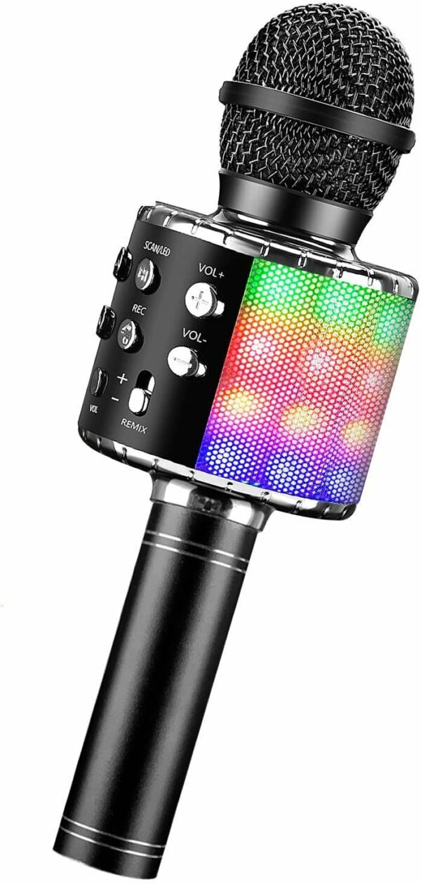 Micro Karaoké ShinePick Portable Bluetooth (Noir)