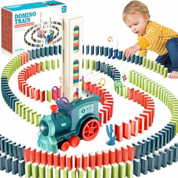 Ensemble train électrique 160 pcs avec lumières