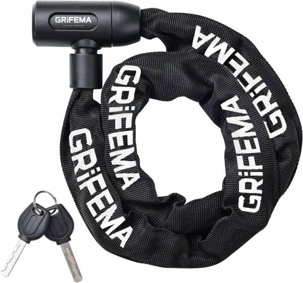 Antivol vélo GRIFEMA 120cm (Noir)