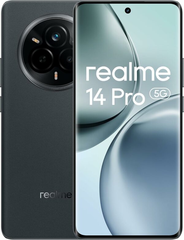Realme 14 Pro 5G - Gris, 12/512GB, IP69, 120Hz écran