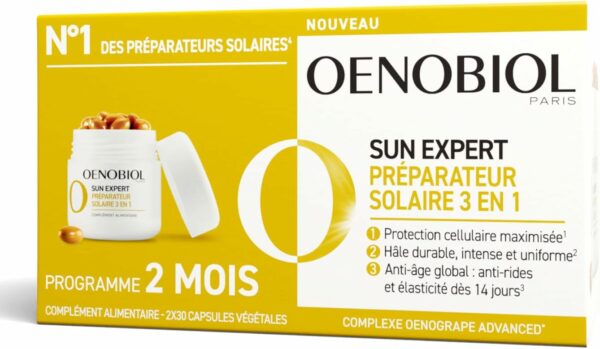 Oenobiol Sun Expert Triple Action Capsules (30 x 2)