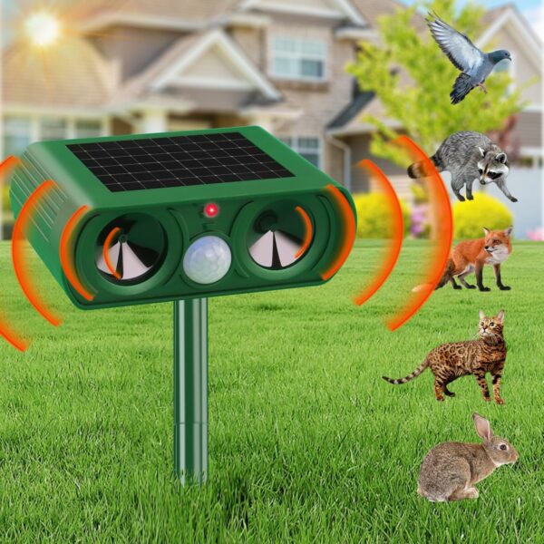 Répulsif solaire pour chats – Dissuadeur ultrason contre les animaux